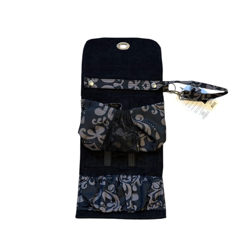 LillyBit Black and Gray Damask Pattern Diaper Clu… - image 4